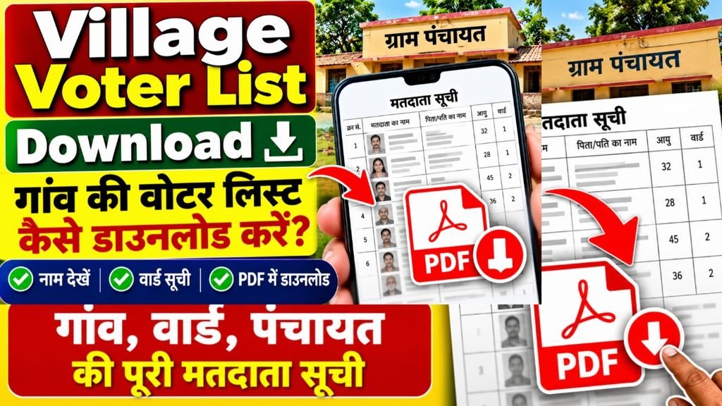 Rajasthan SIR Voter List 2026 Download