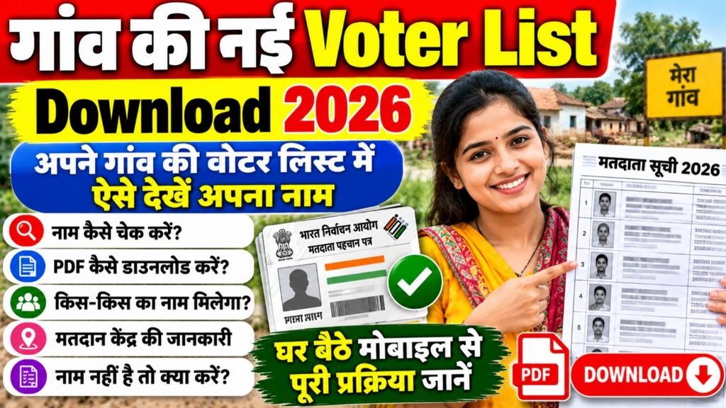 Gaon Ki Nai Voter List Download 2026