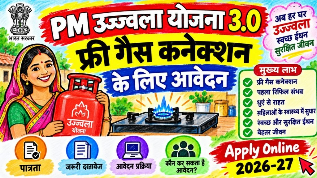 PM Ujjwala Yojana 3.0 Apply Online 2026-27